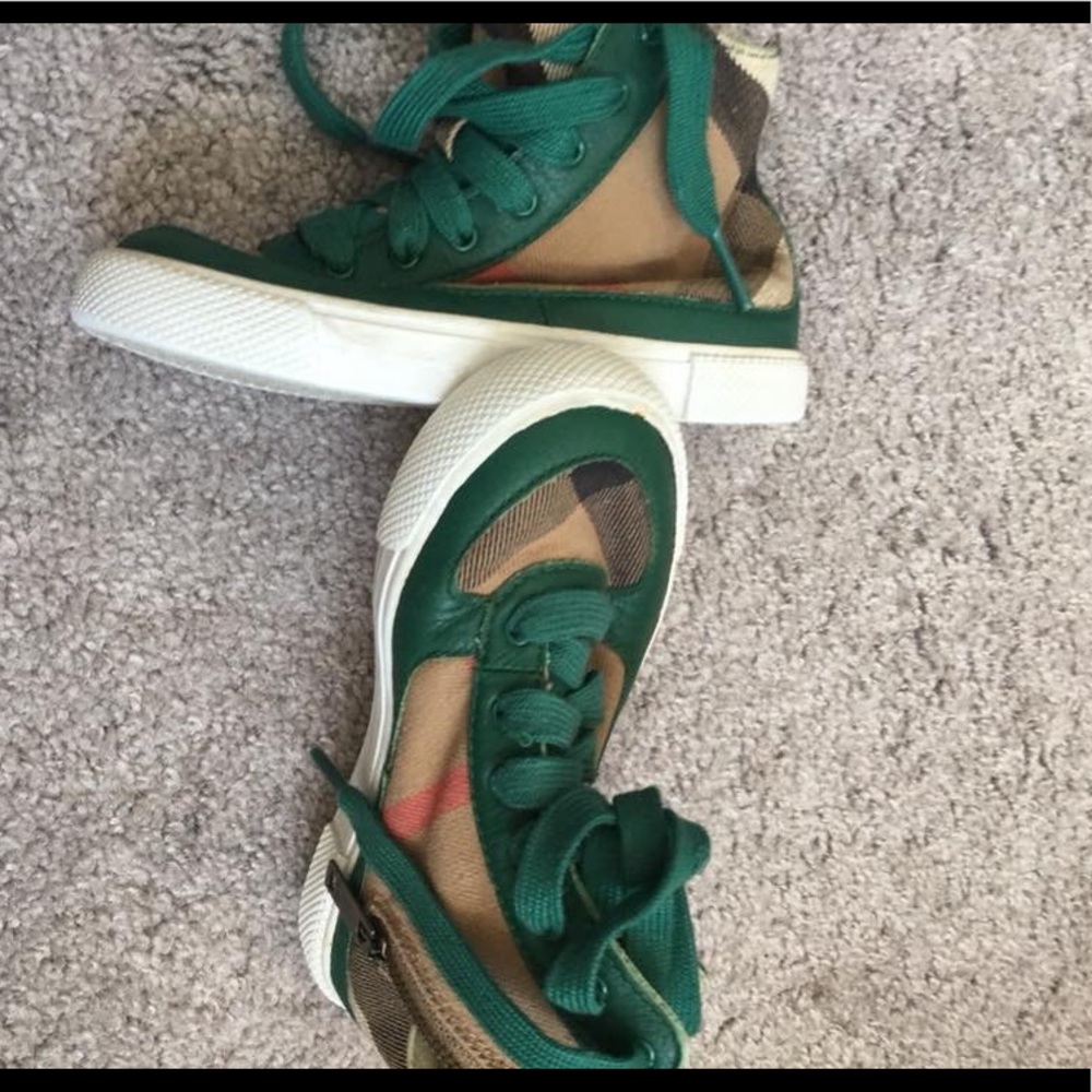 Authentic Like New Toddler Burberry Sneakers